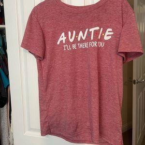 friends themed auntie shirt
